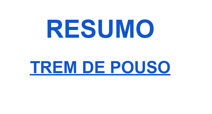 Capa Trem de Pouso
