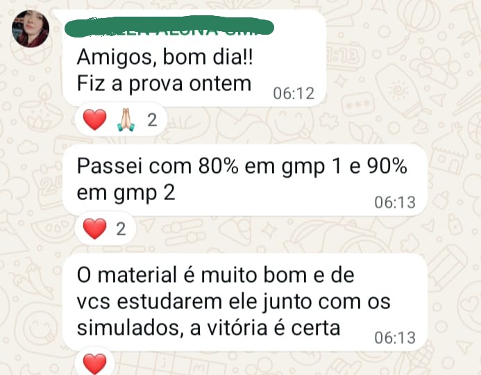Depoimento de aluno aprovado