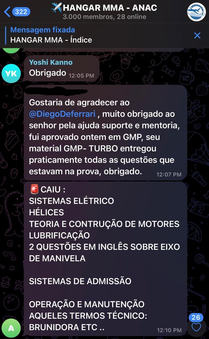 Depoimento de aluno aprovado