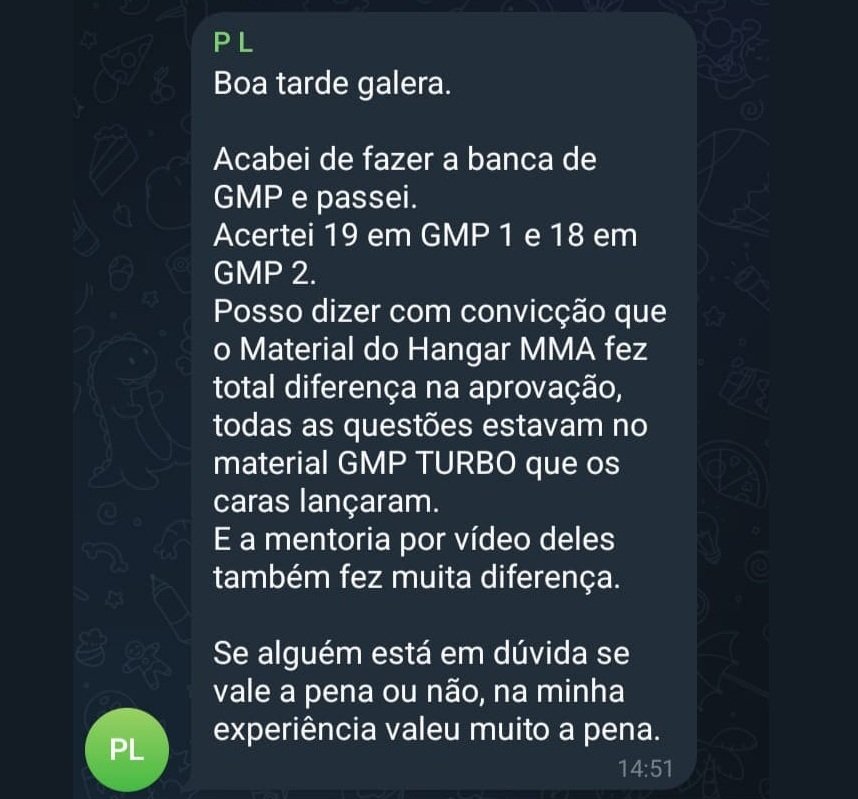 Depoimento de aluno aprovado - Hangar MMA
